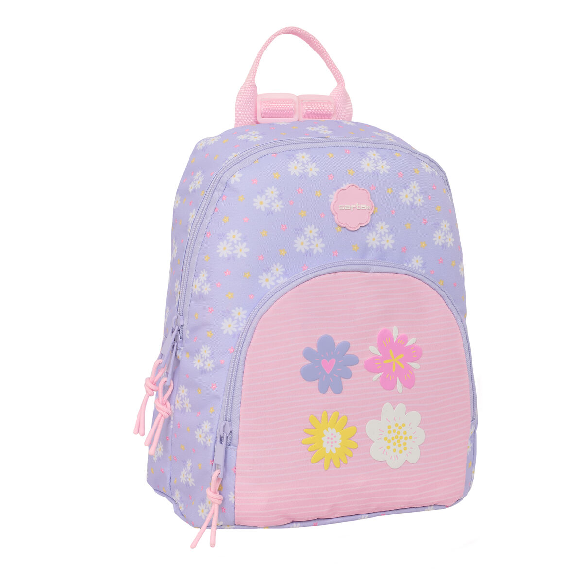 Rucksack Safta Bouquet Pink Lilac 25 x 30 x 13 cm
