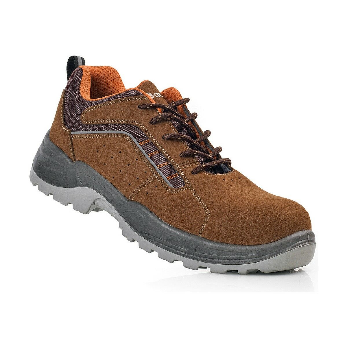 Safety shoes Anibal Lusitania Brown S1P 37